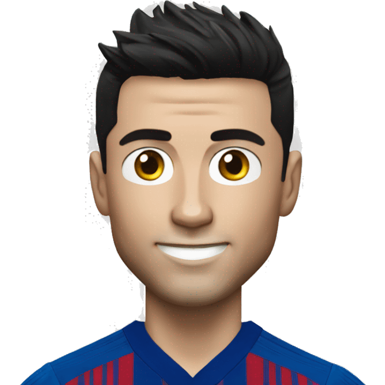 Cristiano ronaldo mixed with lionel messi emoji