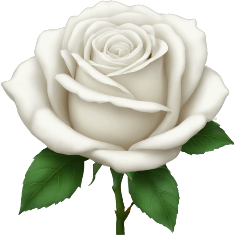 white rose emoji