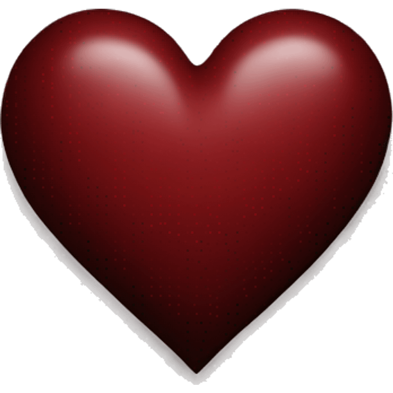 dark red heart emoji