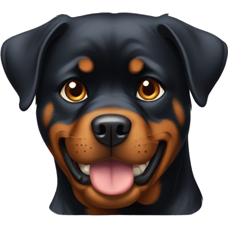 rottweiler confused  emoji