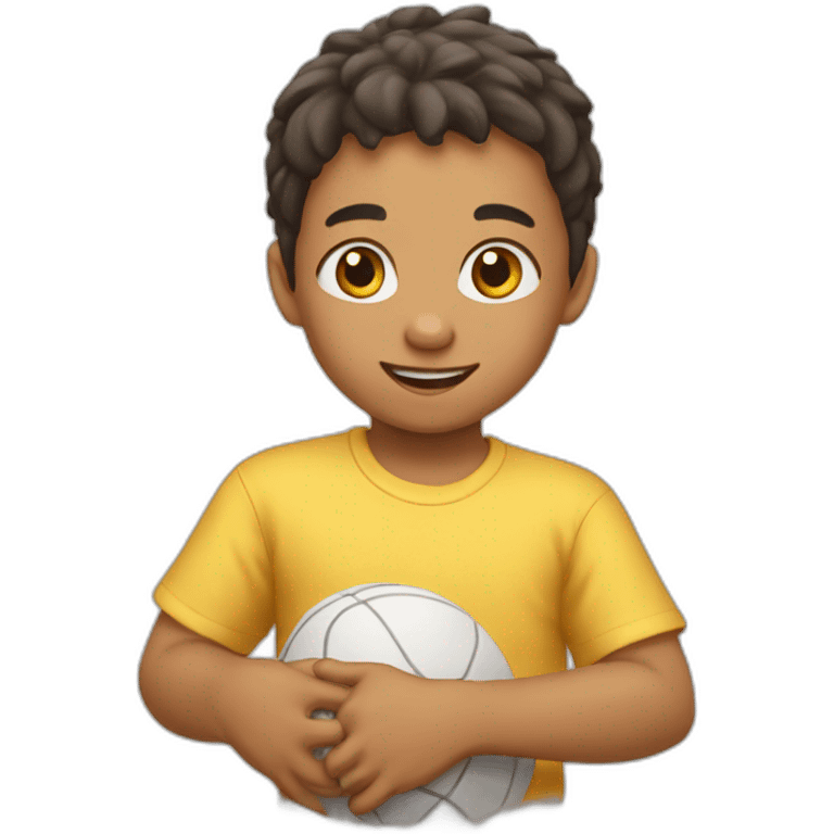 niños jugando  emoji