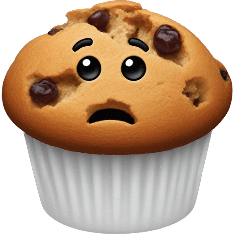 raisin bran muffin emoji