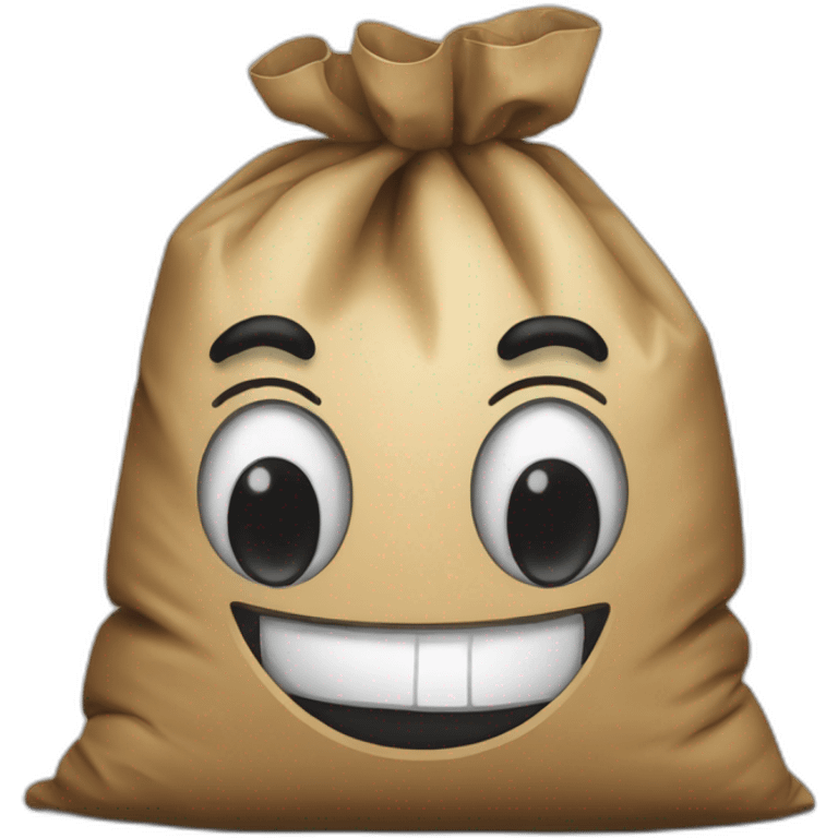 ten pounds of crap in a five pound sack emoji