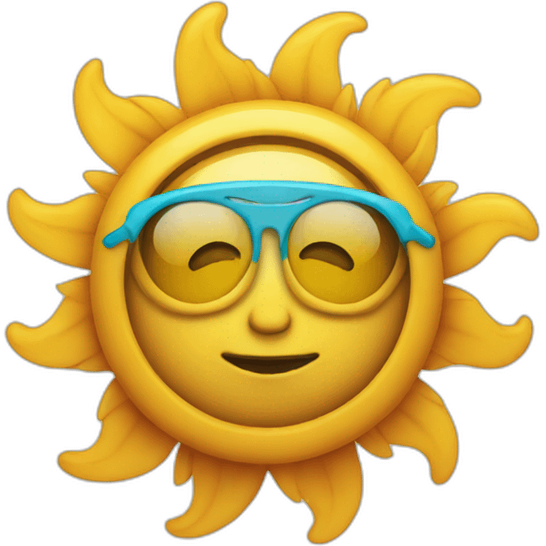 hippie sun emoji