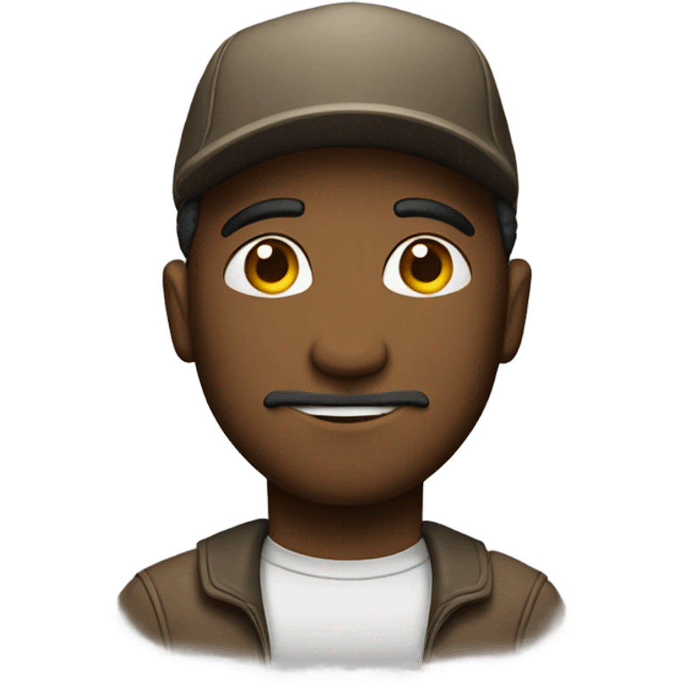  man with backwards hat emoji