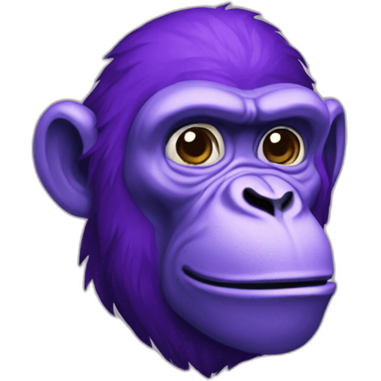 purple ape call support emoji