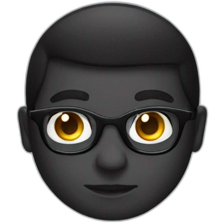 lentes negros emoji