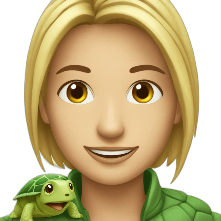 Chat avec tortue  emoji