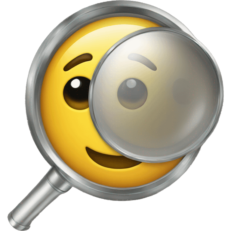 magnifying glass  emoji