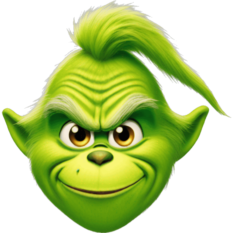 The grinch emoji