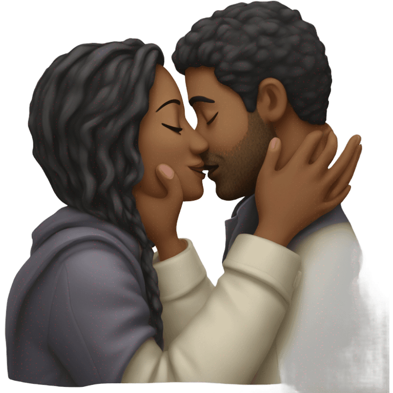 Man kissing woman  emoji