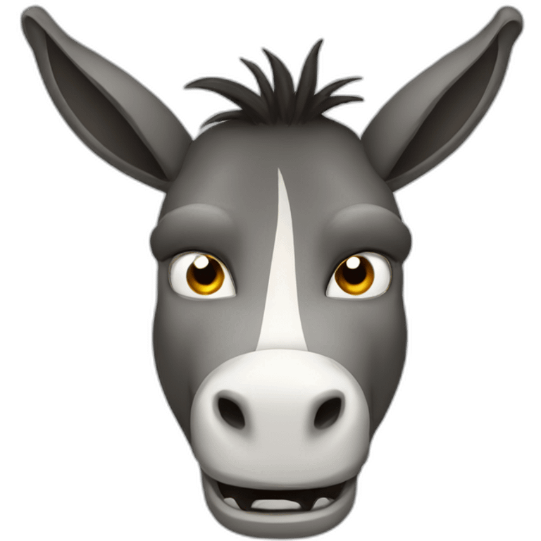 angry donkey emoji