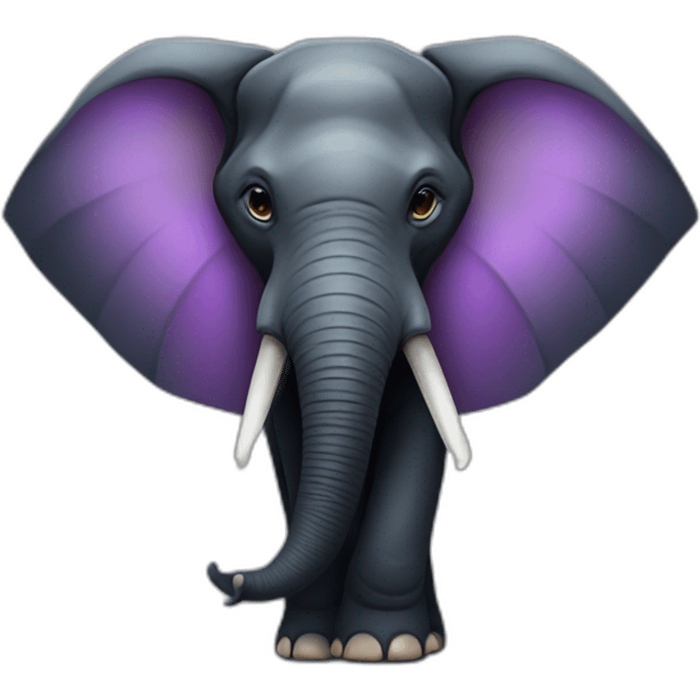 black-triangle  elephant emoji