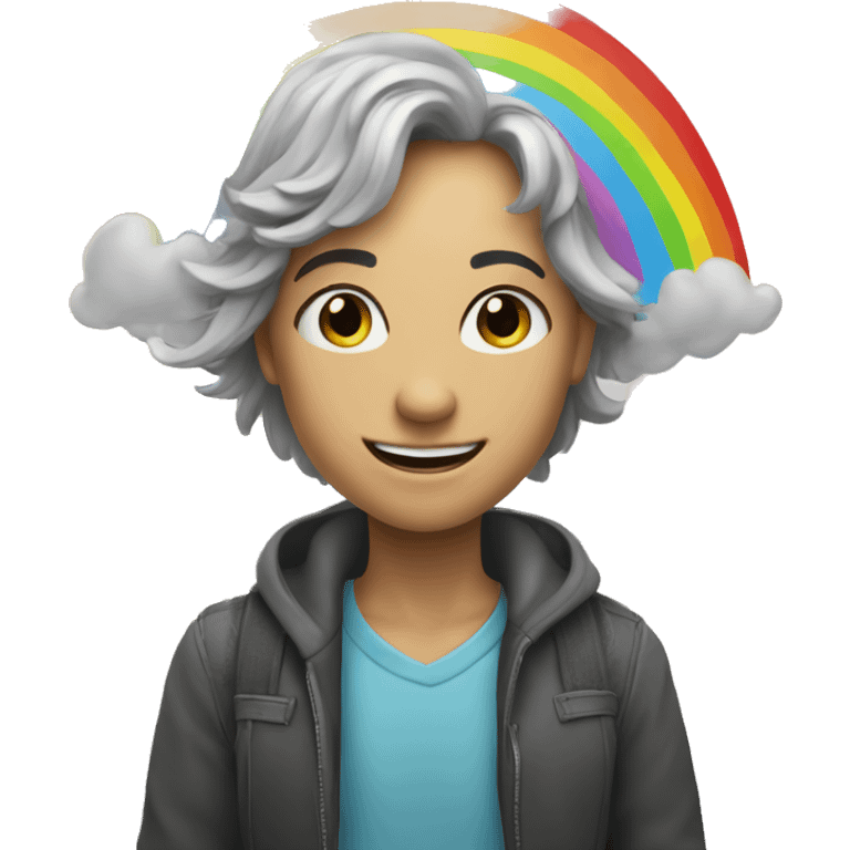 Regenbogen Herz  emoji