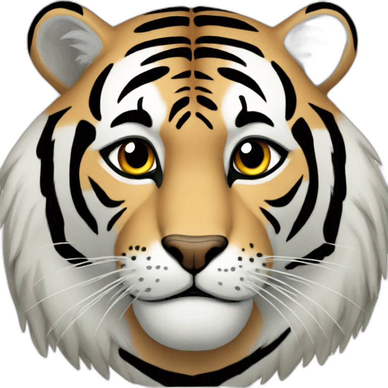 Tigre gris emoji