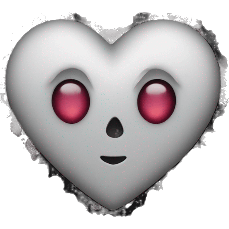 A gothic heart emoji