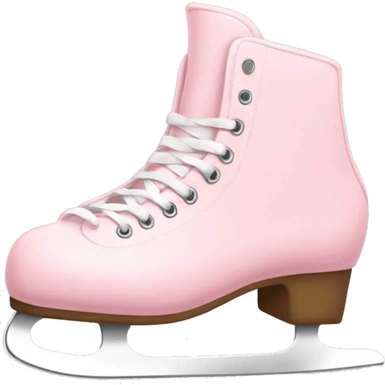 pastel pink ice skates emoji