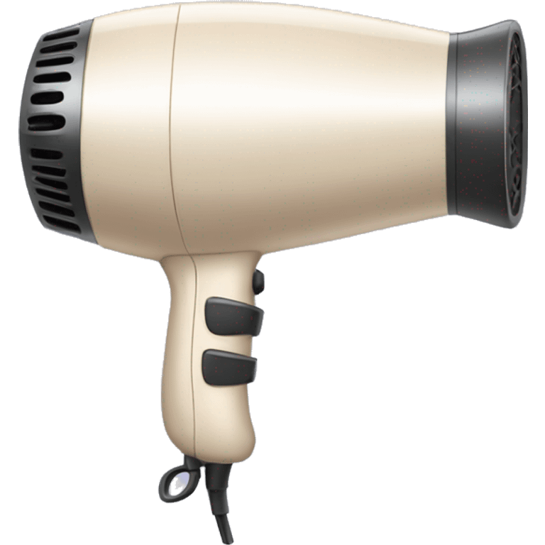 Light beige coloref hair dryer emoji