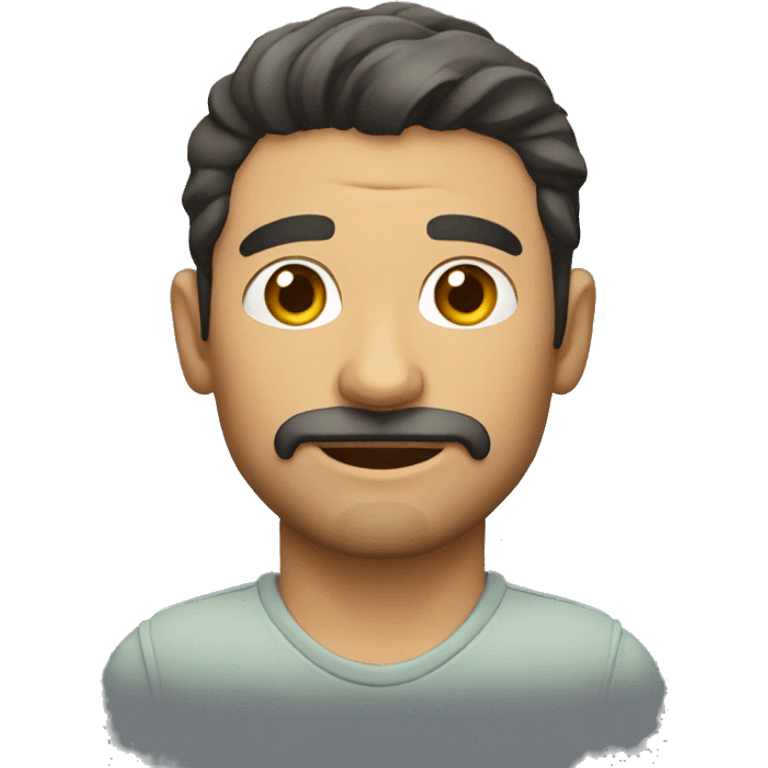 hombre con primásticos emoji