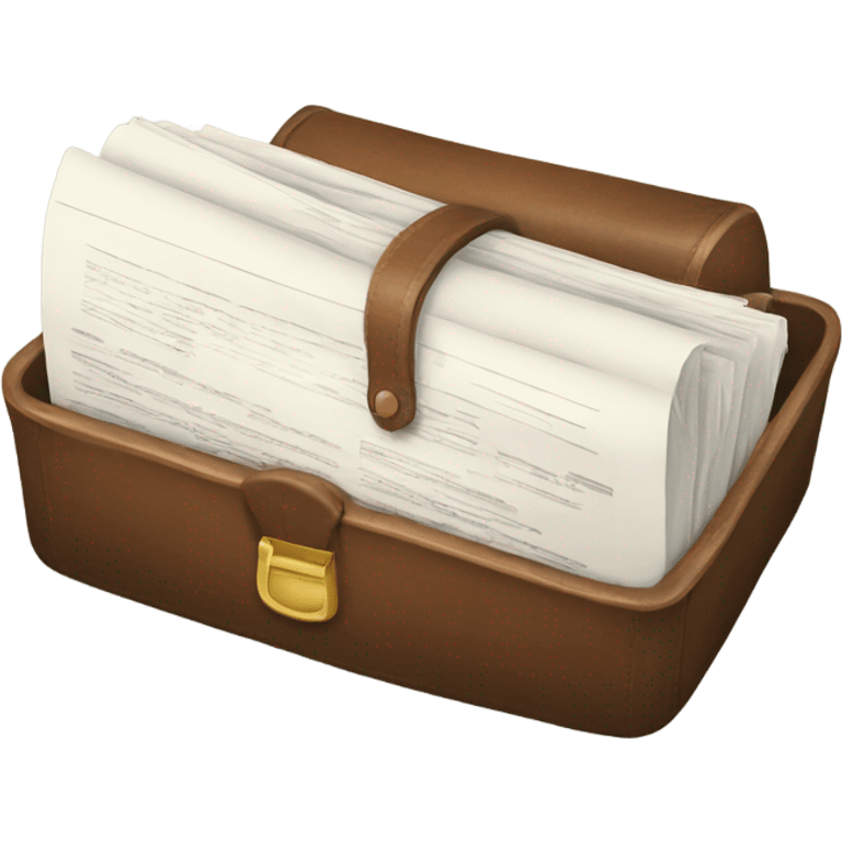 case with documents emoji