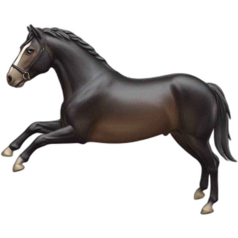 Cheval qui saute emoji