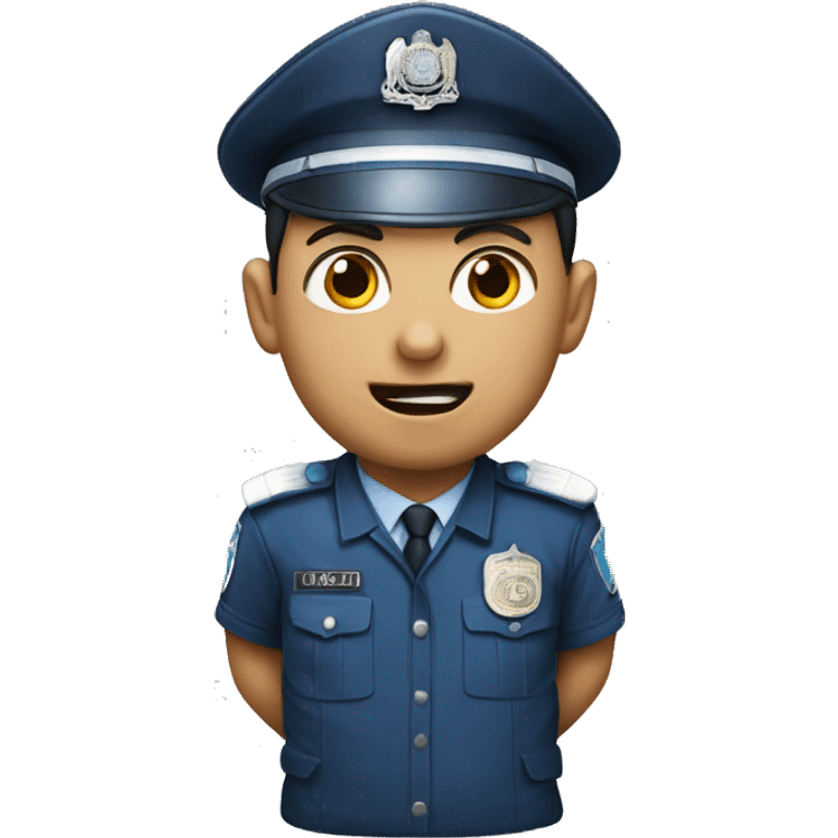 Un chen policiiers  emoji