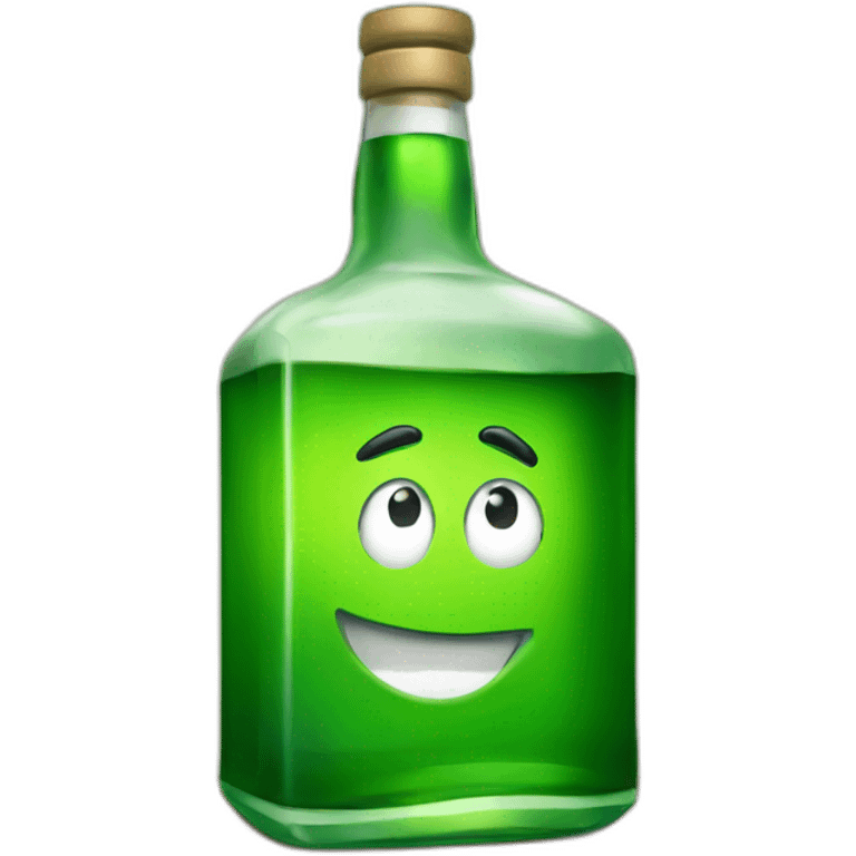 Green whiskey emoji