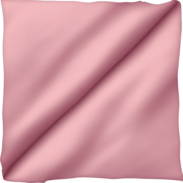 Folded pink linen emoji