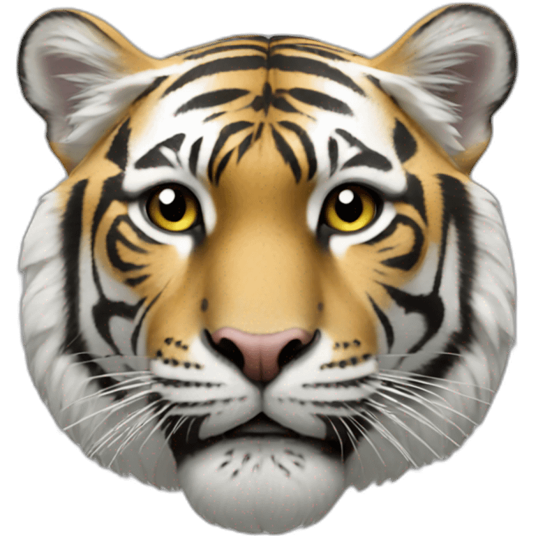 tigre blanc emoji