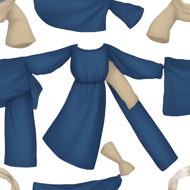 medieval shirt blue emoji