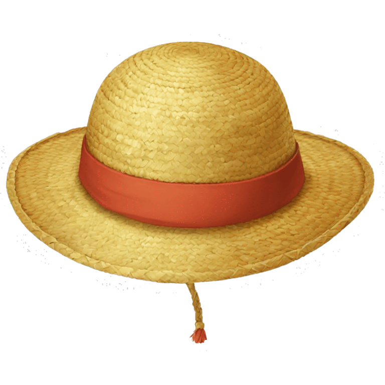 Chapeau de paille de Luffy emoji