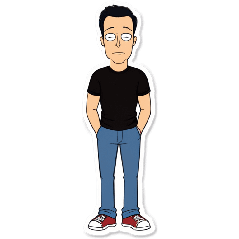 Amine style American dad  emoji