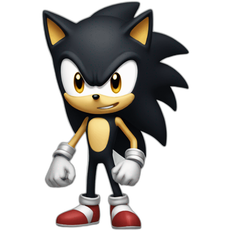 Shadow sonic emoji