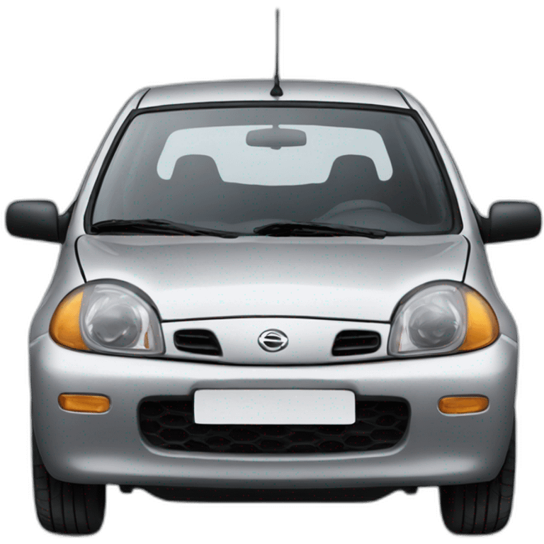 Nissan micra Cinzento emoji