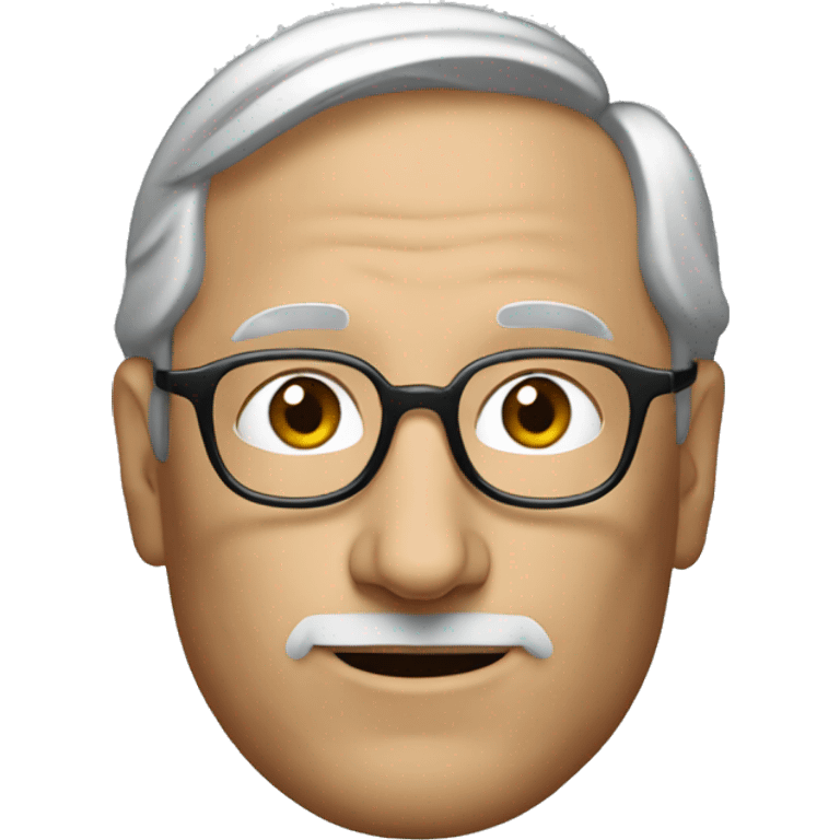 Steve jobs with glasses emoji