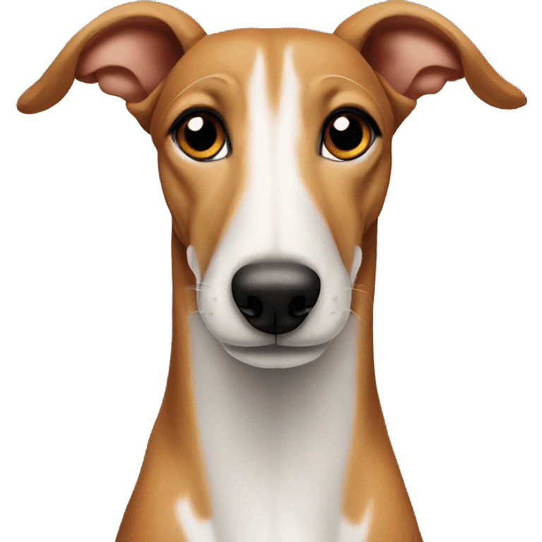 Ginger greyhound with black stripes emoji