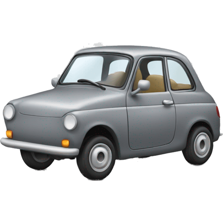 little grey car emoji