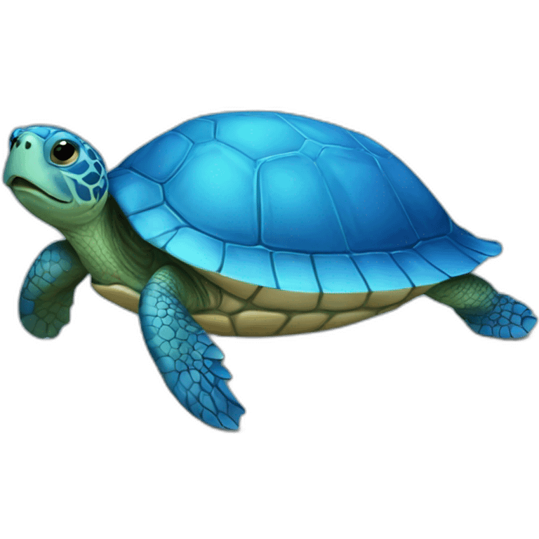 turtle blue emoji