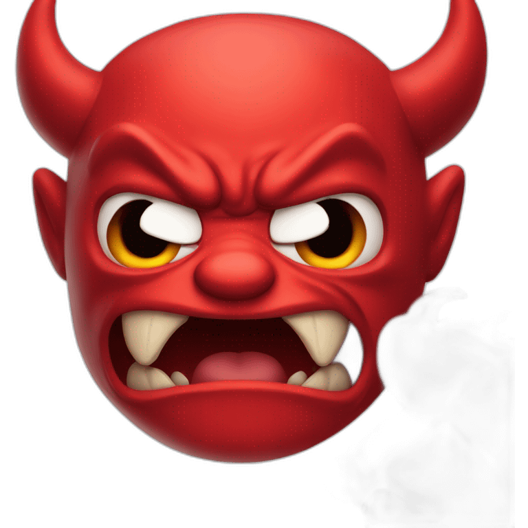 red devil angry emoji