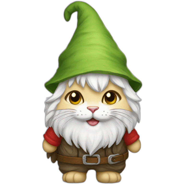 kitty gnome emoji