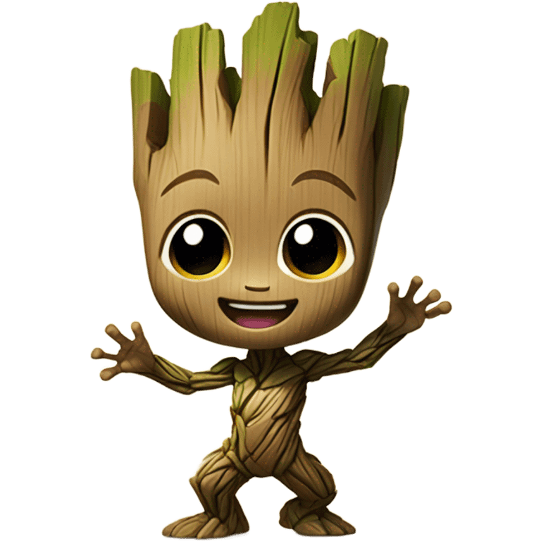 Baby groot dancing  emoji