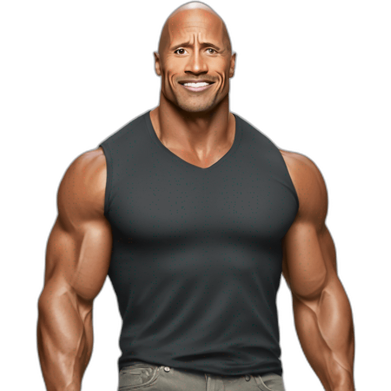 Meme dwayne Johnson emoji