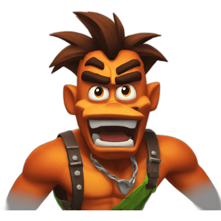 crash bandicoot angry emoji