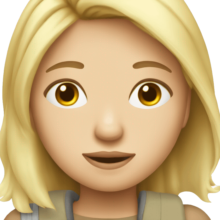 Blond girl flying Bangkok to singapore  emoji