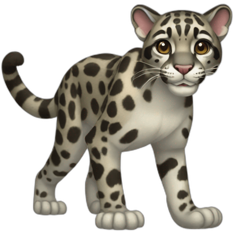 Clouded Leopard Full Body emoji