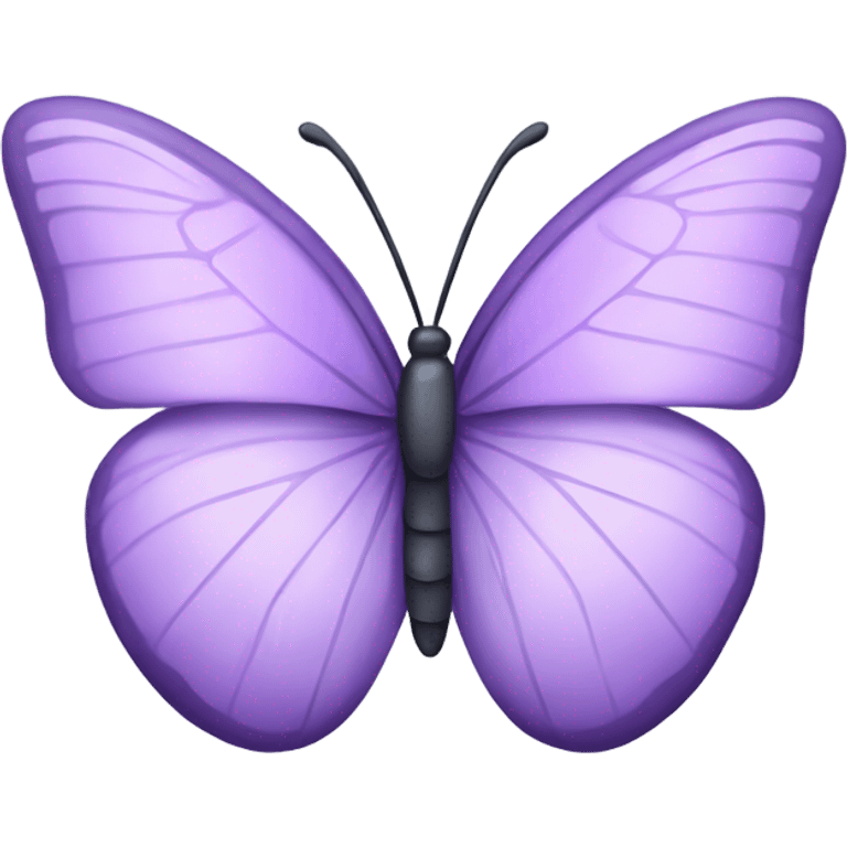 light purple butterfly emoji