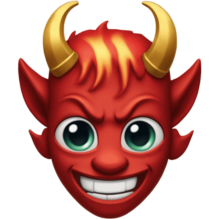 Devil with halo emoji