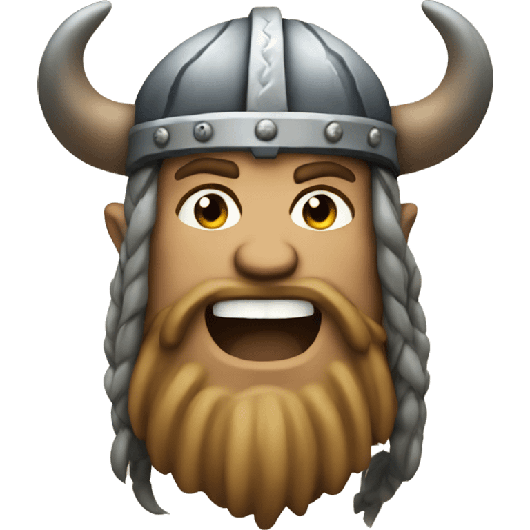 Viking with fangs emoji