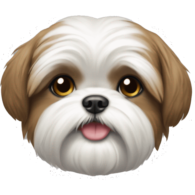 Shih tzy dog iphone emoji  emoji