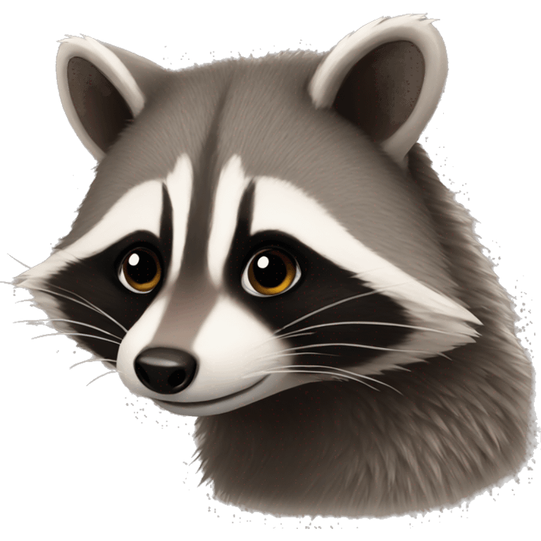 raccoon love emoji